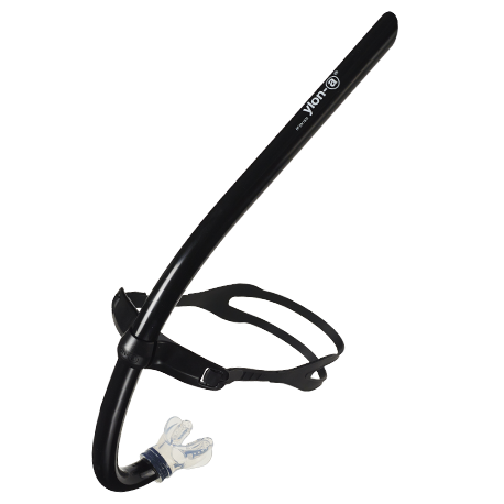 FRONTAL SNORKEL - for swimming - YSTI 01 - black