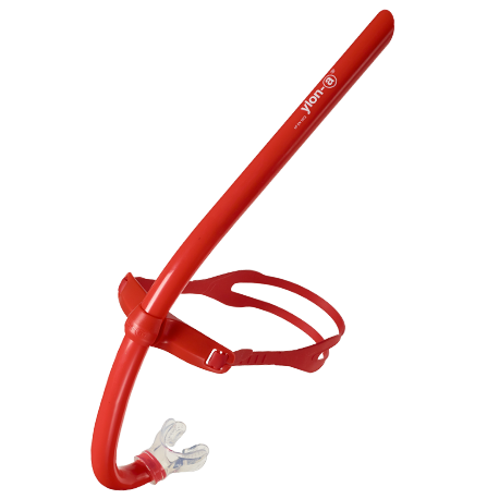 FRONTAL SNORKEL - for swimming - YSTI 01 - red