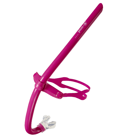 FRONTAL SNORKEL - for swimming - YSTI 01 - pink